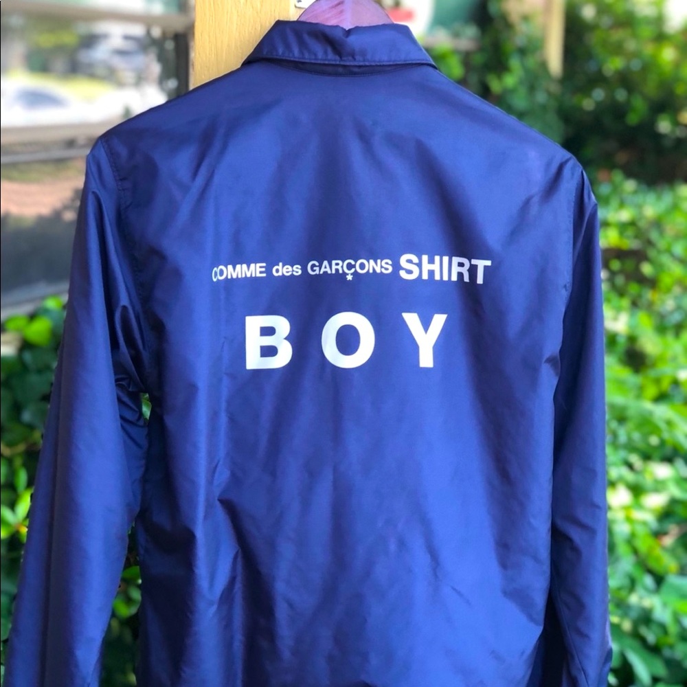 CDG BOY shirt coach jacket